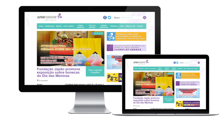 Fundação Japão – Site Institucional